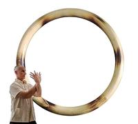 ning Rattan Ring - Wing Chun Martial Arts Exercise Tool, Indonesian Agate Wood | Hand Positioning Coordination Upper Route Techniques Flexibility Agility Shoulder Elbow Wrist Strengthener for Wing Chu