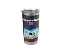 Ningaloo Reef Corals Australian Flag Souvenir Scuba Diving Stainless Steel Insulated Tumbler