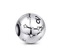 NINGAN 925 Sterling Silver Charms Zodiac Sign Birthday Charms Women's Bead Charms Fits Bracelet & Necklace for Women & Friends