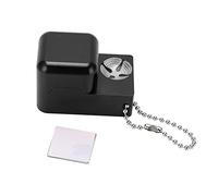 NINGANME 4 in 1 Billiard Cue Tip Repair Tool, Multifunctional Pool Chalk Holder with Metal Tip Shaper, Aluminum Alloy Chalk Box for Cue Maintenance and On - the - Go Storage (Black)