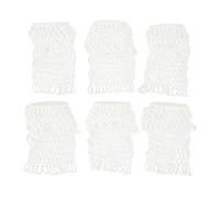 NINGANME 6PCS Billiards Table Net Pocket, Cotton Billiard Pockets for Pool Table, Durable Dense Net Bag with No Bottom Design for Chinese English Billiards and Snooker