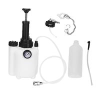 NINGANME Brake Fluid Pneumatic Extractor, Engine Oil Extractor Tool with 3L Large Capacity Oil Pot, Real - Time Pressure Gauge and Oil - Resistant Hose for Vehicle Gear Box