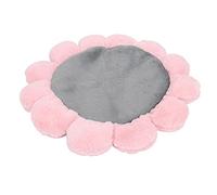 NINGANME Flower Shaped Pet Mat, Soft Fleece Bed for Dogs Cats Pigs, Round Pet Sleeping Cushion with Non - Slip Bottom, Cozy Fleece Nest for Indoor Use in All Seasons