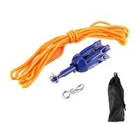 NINGANME Marine Folding 4 - Tine Kit, Aluminum Alloy Boat with 16.4ft Rope and Spring Hook for Kayak Canoe Sailboat, Compact Anchoring System for Sand Mud Rock