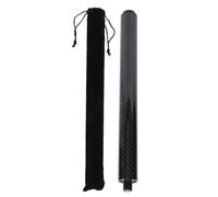 NINGANME Pool Cue Extension Stick 12 Inch Carbon Fiber Billiards Cue Butt End Extender with Rear Plug for Billiard Accessories, Compatible with Standard Pool Cues