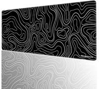 Ningchuya Gaming Mouse Pad, Large Desk Mat on Top of Desk Keyboard Playmat, 600x300mm Extended Mouse Pad for Work & Game (60x30HeiXianEU)