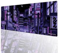 Ningchuya XL Mouse Mat, Extended Gaming Mouse Pad 700x300mm, Non-Slip Rubber Base with Stitched Edges, Computer Keyboard Pad Mat for Gaming, Office & Home (70x30 JPstreet06)
