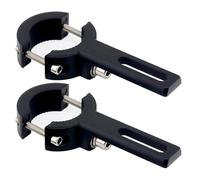 NINGDAKEAI 2 Pcs Motorcycle Headlight Mount Bracket Fog Light Mount Bracket Front Fork Lamp Holder (20mm to 38mm)