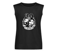 Ningen ISU Heavy Metal Essential Unisex Sleeveless T-Shirt Printed Tee Graphic Top Men Vest Tank Black Shirt 3XL