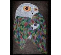 Ningeokuluk Teevee Colourful Wild Owl 500-Piece Jigsaw Puzzle