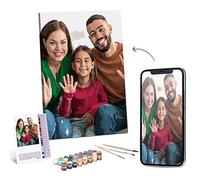 Ninglong Ignite Your Creativity Personalized DIY Paint by Number Kit for Adults(30x40cm,Already Framed)