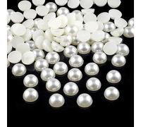 NingPower 20000 Pcs Flat Back Half Round Faux Pearls, Small Pearls Beads for DIY Crafts, Table Scatter, Wedding, Birthday Party, Home Decoration, Nail Art, 1.5mm