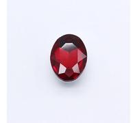 NingPower 24 Pcs Oval Rhinestones Multiple Facets Pointed Bottom Artificial Crystal Gem for Arts Crafts Projects Sewing Accessories, 20mmx30mm, Red
