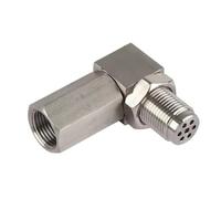 ningqonggongshi Lambda Sensor M18x1.5 90 Degree Oxygen Sensor Spacer Adapter Cat Fix P0420 Error Code