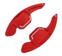 ningqonggongshi Paddle Shifter Trim Compatible with A3 S3 RS3 2013-2016 Paddle Shifter Extensions Aluminum Alloy Interior Shift Cover(Red)