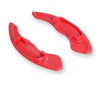 ningqonggongshi Paddle Shifter Trim Compatible with Accord 2013-2019 Car Steering Wheel Shift Paddle Shifter Extension(Carbon Fiber Red)