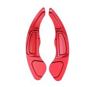 ningqonggongshi Paddle Shifter Trim Compatible with Civic 2009 2010 2011 2012 Car Steering Wheel Paddle Shift Extension Shifters Stickers(Red)