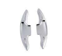 ningqonggongshi Paddle Shifter Trim Compatible with Explorer 2020 2021 2022 2023 Aluminum Car Steering Wheel Shifter Extension Paddle(Silver)