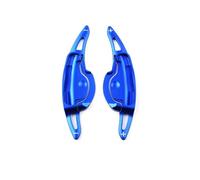 ningqonggongshi Paddle Shifter Trim Compatible with Hyundai for Santafe TM 2018 2019 2020 2021 Steering Wheel Shift Paddle Extender Shifter(Blue)
