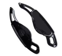 ningqonggongshi Paddle Shifter Trim Compatible with Jaguar for F-PACE F-Type XF XE XJ X760 X250 X260 X761 X351 Car Steering Wheel Paddle Shifter Gear Shift Extension(Black)