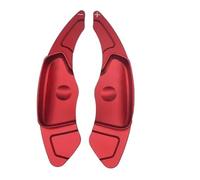 ningqonggongshi Paddle Shifter Trim Compatible with Kia for K3 for CEED V2 CD for Xceed 2018 2019 2020 2021 Aluminum Alloy Car Steering Wheel Shift Paddle Shifter Extension(Red)