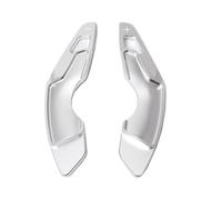 ningqonggongshi Paddle Shifter Trim Compatible with Lexus for NX 300h 300 2015-2020 Car Steering Wheel Paddles Extend Gear Shift(Silver)