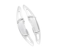 ningqonggongshi Paddle Shifter Trim Compatible with Mazda for 6 2014-2018 Car Steering Wheel Shift Paddle Directly Shifter Gear(Silver)