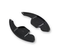 ningqonggongshi Paddle Shifter Trim Compatible with Seat for Alhambra for Ateca for Leon 5F FR for Tarraco for Ibiza 6P Car Steering Wheel Shift Paddle Extension(Carbon Black)