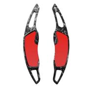 ningqonggongshi Paddle Shifter Trim Compatible with Subaru for Legacy 2010-2015 Carbon Fiber Print Shift Paddles Steering Wheel Shifter Extended(Black)