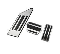NingRuiBhd Brake Clutch Accelerator Pedal Foot Pads Cover Car Stainless Steel Gas Pedal Pad Cover For CITROEN For C3 For C4(AT with Rest)