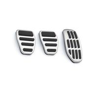 NingRuiBhd Brake Clutch Accelerator Pedal Foot Pads Cover Car Stainless SteelFuel Brake Footrest Pedal For Nissan For X-trail For Rogue For T32 For Qashqai For J11 For Sport For Kicks 2017 2019(MT)
