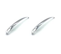 NingRuiBhd for Bentley for Continental for Gt for Gtc 2004 2005 2006 2007 2008 2009 2010 2011 3W0837379A 2X Car Door Handle Chrome Trim Outer Side Door Handle