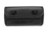 NingRuiBhd Motorcycle Seat Bag Motorcycle Bike Front Fork Tool Bag Saddlebag Storage Pouch Handlebar Black PU Leather Motorbike Saddle Bags Luggage Saddle Bag