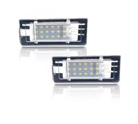 NingRuiBhd Rear License Plate Light For Dacia For Duster 2010 LED License Plate Light Waterproof 12V Car Upgrade Replacement Number Lamp 1Pair