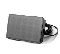 NingRuiBhd Rear Third Brake Light Smoked F1 Style LED 3rd Third Brake Light 15led Rear Tail Lights Strobe Flash Warning Reverse Safety Red Signal 12V 3RD Third Rear Light