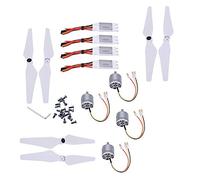 NinGYiYan 4Pcs 2312 CW CCW Motors, For FPV Drone Racing, High Efficiency Brushless, Low Noise Design, Durable Construction, With 4Pcs 30A Electronic Speed Controller, 6Pcs 9450 Pro