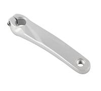 NinGYiYan Aluminum Alloy Bike Bicycle Left Crank Arm for 590 610 SLX XT XTR Crankset, High Strength, Lightweight Design, Durable Construction, Precision Fit, Enhanced Performance, (Silver)