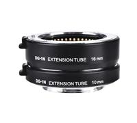 NinGYiYan Automatic Macro Extension Tube Set for Macro Photography, Metal Construction, Compatible with DSLR Cameras, 10mm and 16mm Tubes for Close Up (DG-1N)