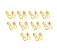 NinGYiYan Bike Chain Connector, Premium Manganese Steel, CNC Machined, Slippy Edge Design, High Strength, Golden Appearance, for Mountain and Road Bicycles