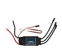 NinGYiYan Brushless ESC for RC System, High Performance, 60A Continuous Current, Multiple Protection Functions, Compatible with Fixed Wing Aircraft and Helicopters