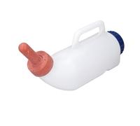 NinGYiYan Calf Nursing Feeding Bottle, for Cattle Sheep, 2L Spill Proof Design, Soft Silicone Nipple, PE Material, Easy to Clean, Durable Milk Feeder for Calves