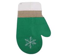 NinGYiYan Christmas Gloves, for Reusable Decor, for Front Door, for Wall, for Trees, for Fireplaces, Festive Holiday Sign, Durable Material, Multiple Sizes (Green)