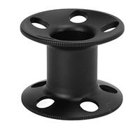 NinGYiYan Diving Finger Spool, Aviation Aluminum Alloy, Lightweight Portable, Hollow Design, Safe Anti-Cut, for Various Water Sports (Black)