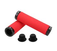 NinGYiYan Ergonomic Anti-Slip Handlebar Grip for Big Hands, High Strength Plastic Lining, Comfortable Non-Slip, Easy to Clean with Brush (Red)