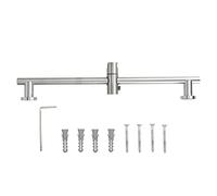 NinGYiYan for Adjustable Stainless Steel Shower Head Bracket, Wall Mounted, 360 Degree Rotation, Brushed Finish, Easy Installation for Bathroom