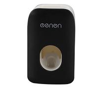 NinGYiYan for Automatic Toothpaste Dispenser, Vacuum Technology, Self-Adhesive Wall Mount, Easy to Clean, Premium ABS Plastic, Hands, No Drilling Required (Black)