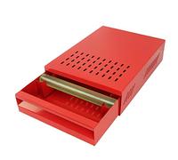 NinGYiYan for Coffee Knock Box Drawer, for Stainless Steel Thickened, Detachable Coffee Ground Container, for Home Office Use (Red)