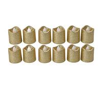 NinGYiYan for Flameless Tealights, Smokeless, Safe, Long-Lasting Battery, Premium Plastic, Decorative, LED, Parties, Weddings, Home Decor