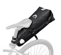NinGYiYan for Pannier Bag, Adjustable Roll-Top, PVC Material, Reflective Safety, Universal Fit for Bikes, Internal Frame Support, 10L Capacity for Commuting (pvc)