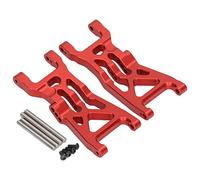 NinGYiYan For RC Front Lower Suspension Arm, Aluminum Alloy For LOSI 1/10 22S 2WD No Prep Drag Car, 2pcs Set, Enhanced Durability, High Strength, Smooth Performance (Red)